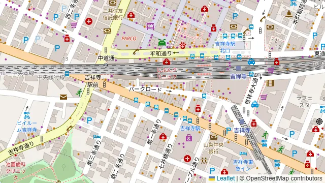 牛たん うしすけ 吉祥寺店の周辺地図