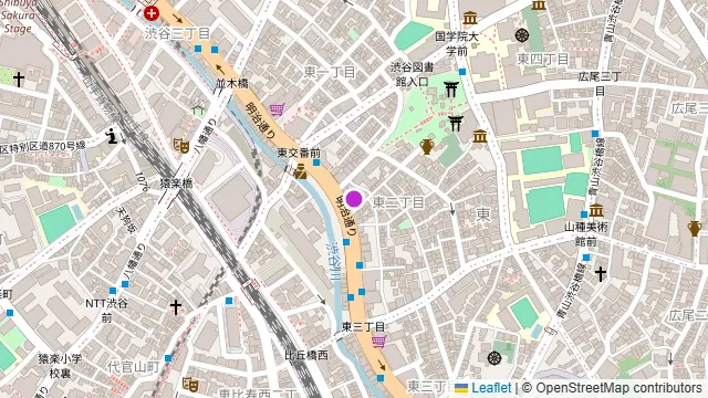 dining & bar KITSUNE 渋谷の周辺地図