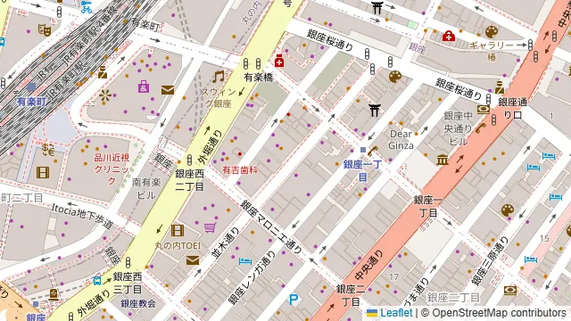ラシック アンジュール（Le chic unjour）の周辺地図