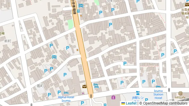 酒場ヒュッテの周辺地図