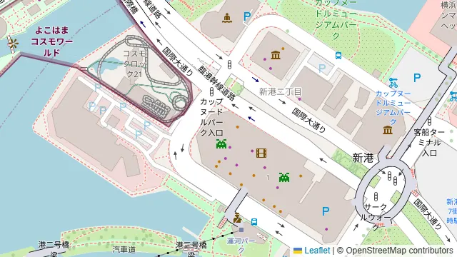 美食米門 横浜の周辺地図