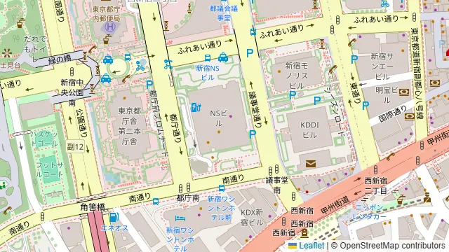 コロニアルラウンジ新宿の周辺地図
