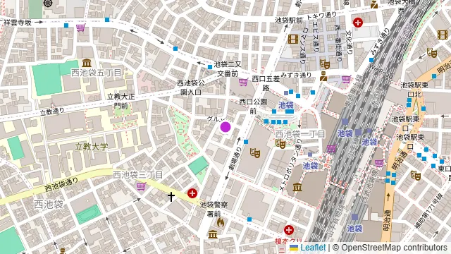 ManSun池袋西口店の周辺地図