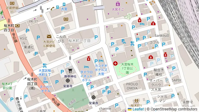 ジンジャーズビーチ大宮(Ginger’s Beach Omiya)の周辺地図
