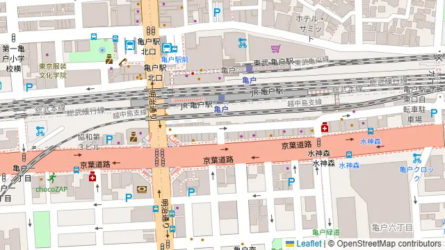 博多どんたく 亀戸店の周辺地図