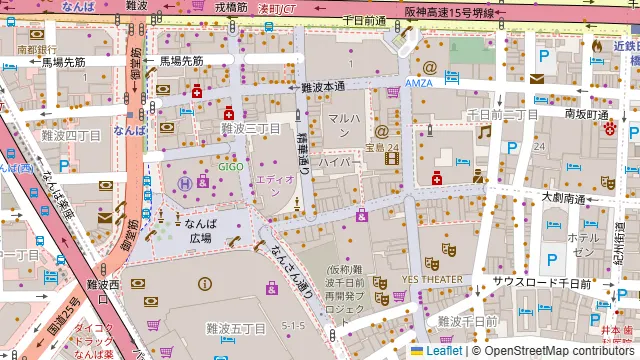 レンタルスペースBAR0(バーゼロ)の周辺地図