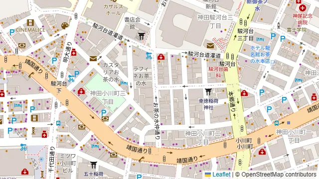 JICCAの周辺地図