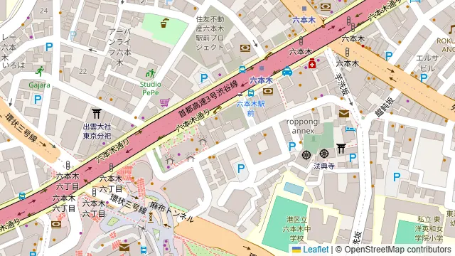 R1 TOKYO Bar&Restaurantの周辺地図
