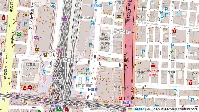 ねぎま三ぞう 秋葉原総本店の周辺地図