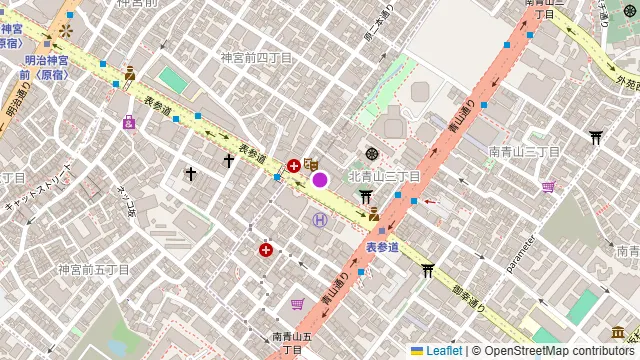 アニヴェルセル表参道の周辺地図