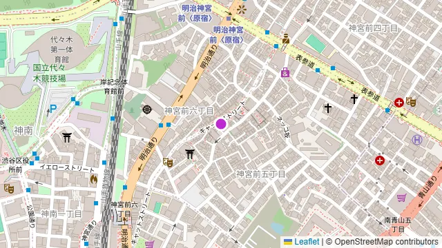 ルシェルブラン表参道の周辺地図