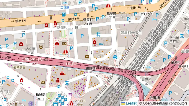 Darts UP(ダーツ アップ)横浜店の周辺地図