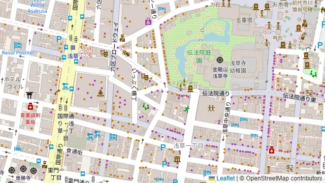 浅草酒場 岡本 ホッピー通り店の周辺地図