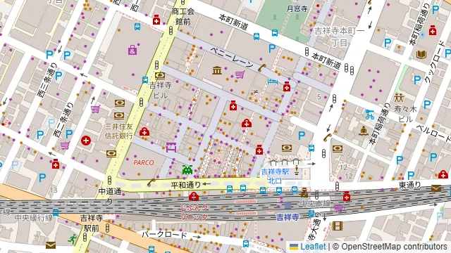 長崎酒家 吉祥寺じげもんとんの周辺地図