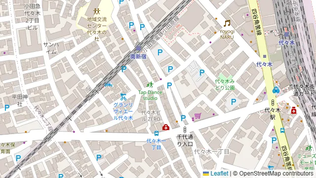 もんきち 代々木の周辺地図