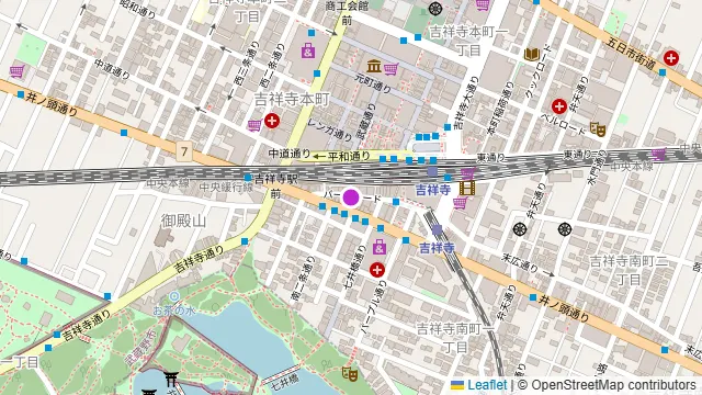 牛たん うしすけ 吉祥寺店の周辺地図