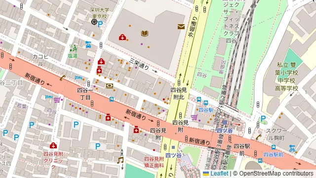 シュラスコ＆肉バル RUMP-ランプ- 四ツ谷しんみち通り店の周辺地図