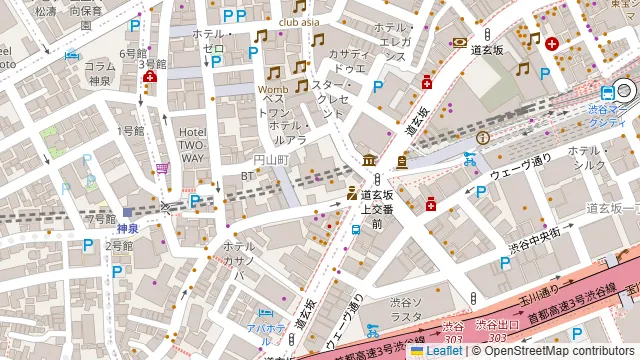 権八 渋谷(GONPACHI Shibuya)の周辺地図