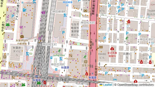 ねぎま三ぞう 秋葉原総本店の周辺地図