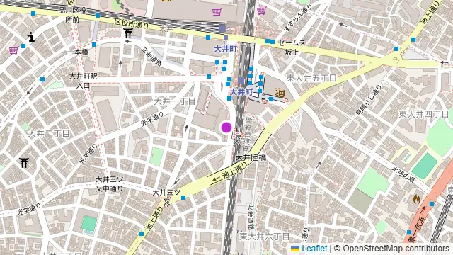 豊洲市場 さかな酒場 魚星 大井町駅阪急大井町ガーデン店の周辺地図