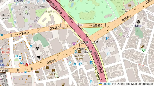 KITCHEN BAR 新目黒茶屋の周辺地図