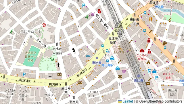 TANDOOR タンドール恵比寿駅前店の周辺地図