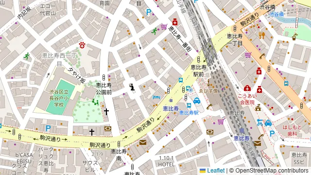 カラオケBIG SOUND恵比寿の周辺地図