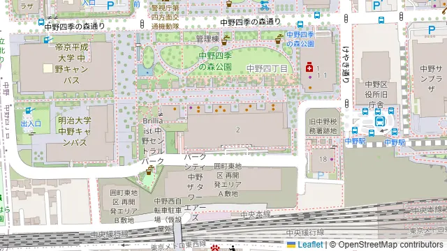FLOWS GRILL | BAR 中野の周辺地図