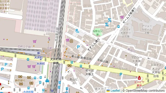 和牛焼肉 土古里 大井町店の周辺地図