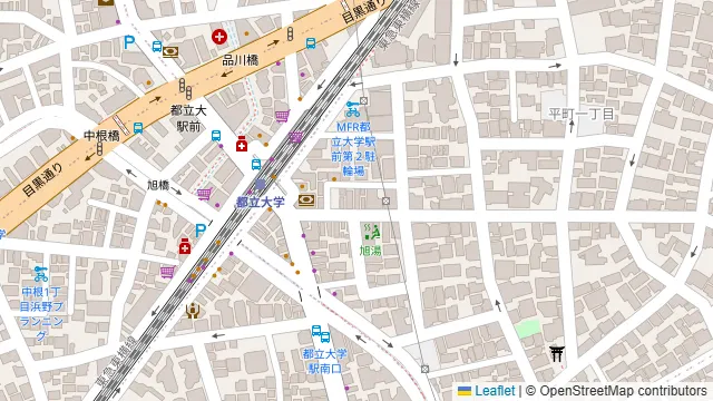 焼鳥 嘉祥 都立大学店の周辺地図