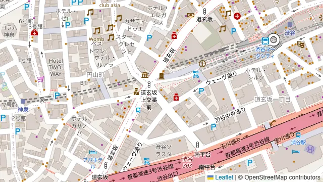 SOUND BAR HOWLの周辺地図