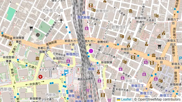 日比谷Bar 新宿東口店の周辺地図