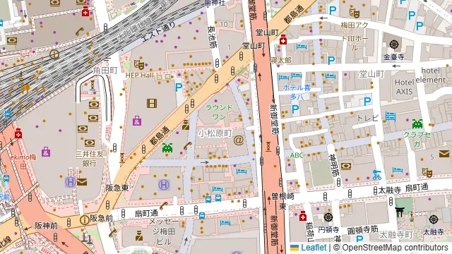 BeeRUSH キタ店の周辺地図