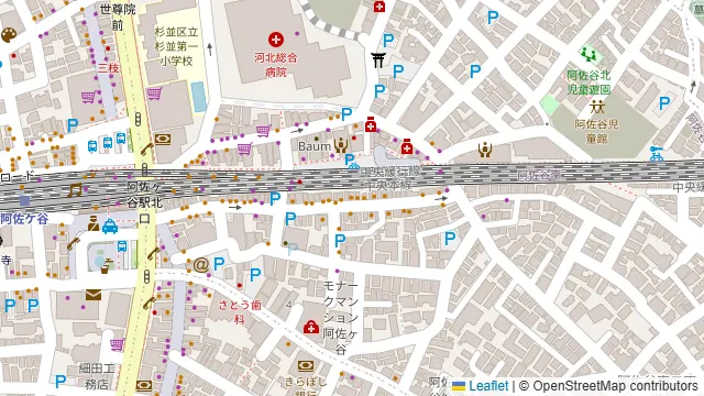 酒場むゆうの周辺地図
