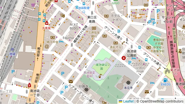 TKP池袋カンファレンスセンターの周辺地図