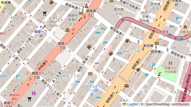 すし土風炉 銀座一丁目店の周辺地図