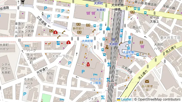 くいもの屋わん 阪急大井町ガーデン店の周辺地図