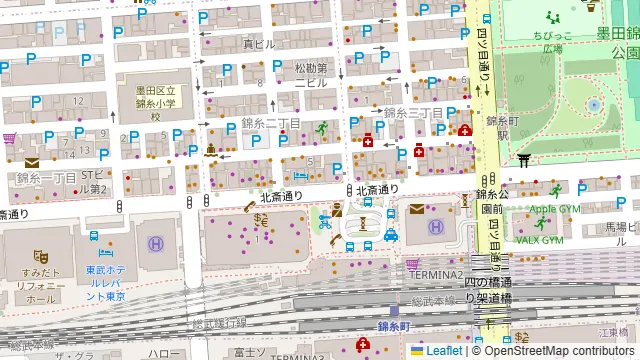 個室居酒屋 本マグロと信玄どり いせや 錦糸町店の周辺地図