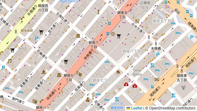 ビヤレストラン ライオン 銀座七丁目店の周辺地図