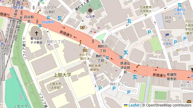 TOMOSUBA東京四ツ谷店の周辺地図