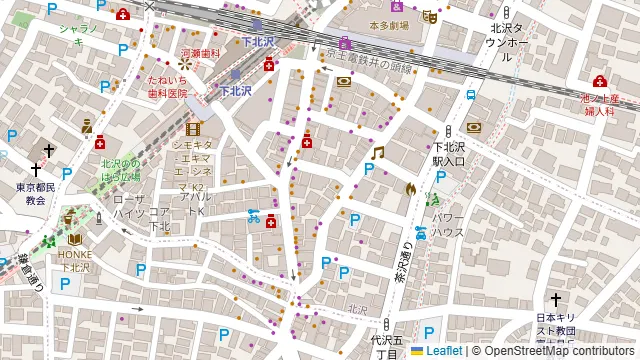 東京夢酒場 下北沢店の周辺地図