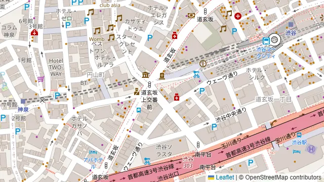 SOUND BAR HOWLの周辺地図