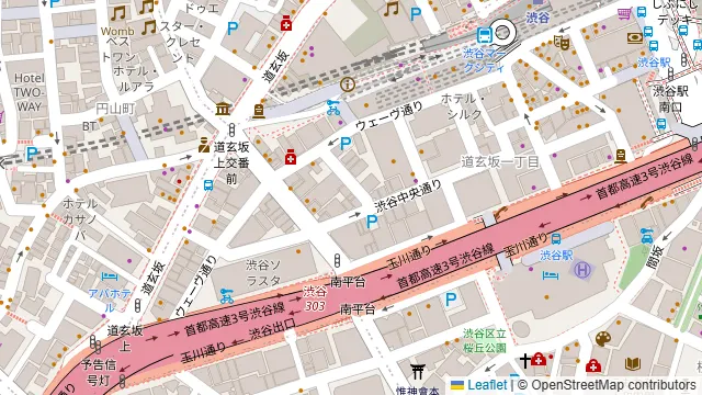 private bar 鈴-BELL- 渋谷道玄坂店の周辺地図