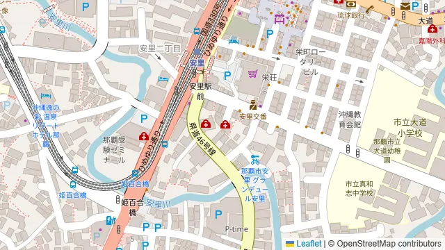 NAHA87＊安里の周辺地図