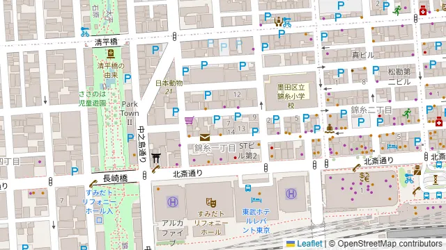 完全貸切のレンタルスペース 錦糸町の周辺地図