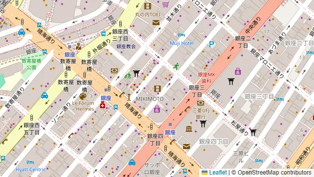 TIME SHARING 銀座 旗ビル roomMの周辺地図