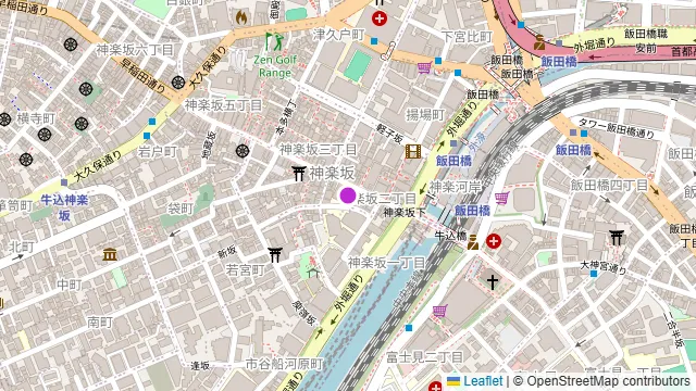 IAMSEOUL 神楽坂の周辺地図
