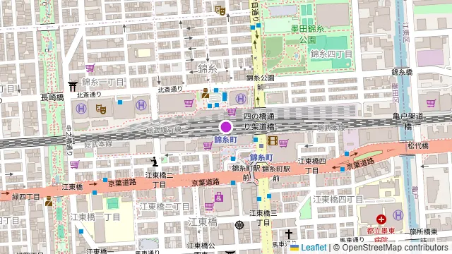 ベルサイユの豚 錦糸町の周辺地図