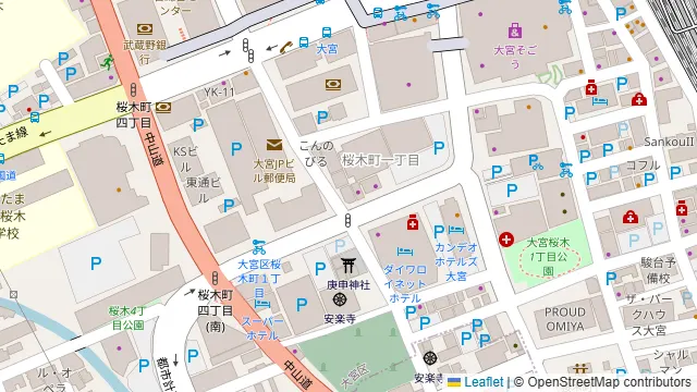 BIZcomfort大宮西口の周辺地図