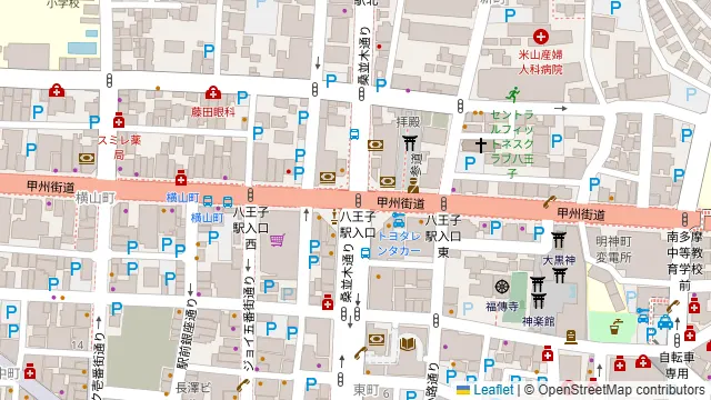 関根精肉店 八王子店の周辺地図
